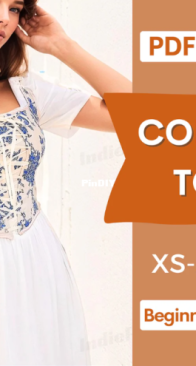 IndiePattern - Marina - Corset top - Sizes XS-XXXL - AIPattern