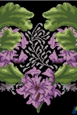 Hearts and Crafts - English Heart by Brigitte Leconte from The World of Cross Stitching TWOCS 151 XSD