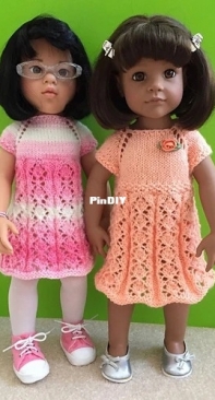 Hannahs Diamonds and Lace Dress by Janice Helge
