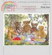 The Vermillion Stitchery 248 Picnic Bears