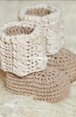 Mon Petit Violon - Vita Apala - Baby Autumn Cable Boots