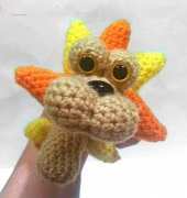 Whispered Whimsy - Lion Finger Puppet