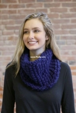F916 Seed Stitch Cowl by Plymouth Yarn Design Studio-Free