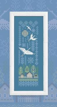 OwlForest Embroidery - Cranes PCS + XSD