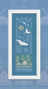 OwlForest Embroidery - Cranes PCS + XSD
