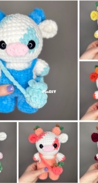 Kendell Crochets - Kendell - 6 in 1 Fruit Cows