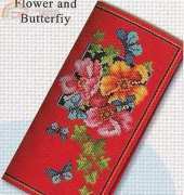 Flower and butterfiy