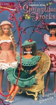 Annie Potter presents - Designed by Juanita Turner - Springtime Frocks - Spring dress Brenda - Russian -Translated - Free