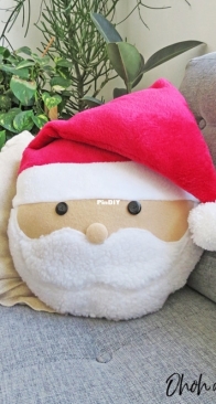 OhohDeco - Santa pillow Christmas PDF sewing pattern