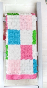 Winding Road Crochet - Lindsey Dale - Millie Crochet Bobble Baby Blanket - Free