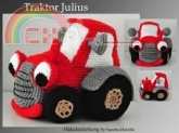 Haekelgetier - Motley Crochet Crew - Sandra Hawlik - Tractor Julius - Traktor Julius - German