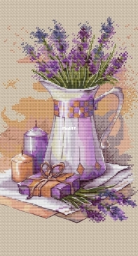 Art Stitch - LadyD - Lavender Mood by Daria Smirnova