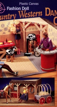 American School of Needlework ASN 3133 Plastic Canvas Country Western Dance Club