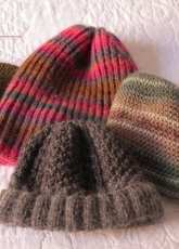 multicolored wool hat