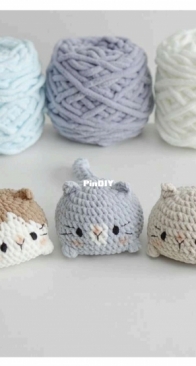 Pamidolls - Hanoi - Pami Nguyen - Cute Cat Bun - Chat Brioche - Katzenbrötchen - Gato Bun Lindo - Gato Bonito Pão - English, French, German, Spanish, Portuguese