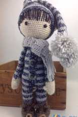 Sven in pijama by Creajanne Designs. English pattern.