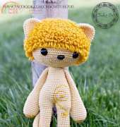 Crochet Olé! - Lauren Whitney - Lõvi the Lion KIT and Basic Body Pattern