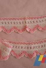 White - Pink Edge