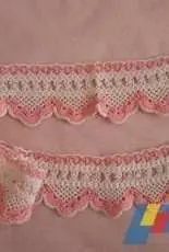 White - Pink Edge