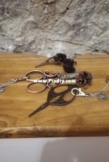 Sewing bobbin scissorfob
