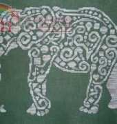 White Willow Stitching #000-265 - Tribal Elephant