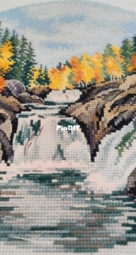 Karelia. Waterfall Kivach