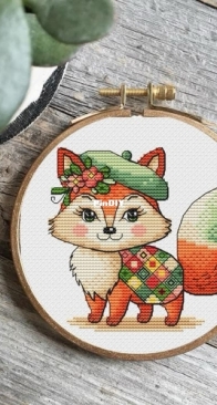 NadinEmbroidery - Fox by Nadezhda Oleynik / Oleinik Надежда Олейник - Free
