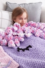 Yarnspirations-Bernat - Crochet unicorn smuggle sack - Free