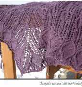 Amethyst a shawl by Ágnes Kutas-Keresztes