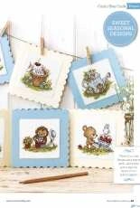 Green Fingers - Cookie Bear Cards from The World of Cross Stitching TWOCS 252