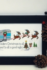 Tiny Modernist - Retro Christmas Camper
