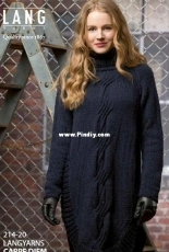 214-20 Lang Yarns Carpe Diem Poncho by LANGYARNS - English-German-French-Dutch