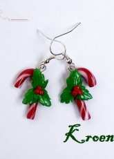 polaymer clay Christmas canes