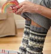 Patons 500866 The Fair Isle Socks - Free