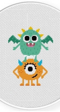 Daily Cross Stitch - Monster Pals