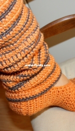 Mon Petit Violon - Vita Apala - Basic Slippers with Leg Warmers