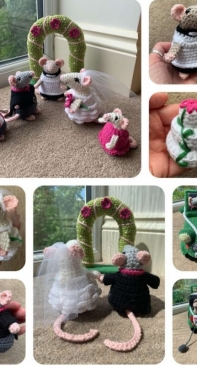 Lau Loves Crochet - Laura Loves Crochet - Laura Sutcliffe - Wedding Mice
