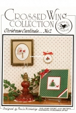 Crossed Wing Collection No.2 - Christmas Cardinals