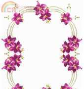 Tablecloth with Orchids