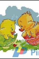 Tani211 Easter chick and duckling