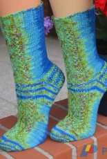 Plankton Socken by Edda Foken-German-Free