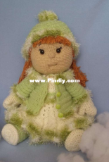 Design by Polly and Paule - S. Riedel - Lotta the Snowgirl clothes -German