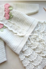Eva Crochet - Suit for girls - Tender age  - Russian