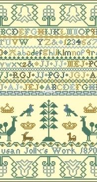 Modern Folk Embroidery - Susan Jolly 1890  XSD+PCS