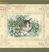 Dimensions 6957 - Kitten and Butterfly