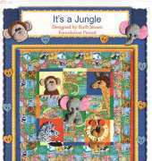 Thimble Art-Its A Jungle Free Foundation Pieced Pattern
