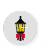 Daily Cross Stitch - Christmas Lamp