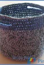 Natas Nest - Crochet Basket (Basic Pattern) - English and German - Free