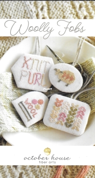 October House Fiber Arts - Wooly Fobs by Robin Sample