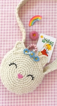 Frau Apfelkern - Mrs Apfelkern - Tanja Berlin - Sweet cat bag - Zuckersuesse Katzentasche - German - Free